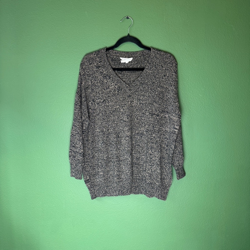 BCBGeneration Brown Long Sleeve V-Neck Sweater Size XS